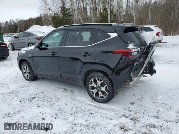 2023 Kia Seltos EX with VIN KNDERCAA0P7447790, listed as a Copart auction lot 44495315 with 22,373 mi miles and Salvage Title. Bid and sale history available at DreamBid. Image 2.