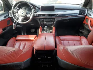 2015 BMW X6 xDrive35i with VIN 5UXKU2C55F0F96006, listed as a Copart auction lot 50830585 with 128,479 mi miles and Salvage Title. Bid and sale history available at carsss.com. Image 8.