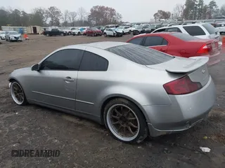 2005 Infiniti G35 Coupe with VIN JNKCV54E75M423240, listed as a IAAI auction lot 41103597 with 121,413 mi miles. Bid and sale history available at carsss.com. Image 14.