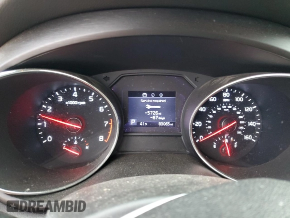 2020 Kia Sedona LX with VIN KNDMB5C13L6633283, listed as a Copart auction lot 46041775 with 83,065 mi miles and Salvage Title. Bid and sale history available at carsss.com. Image 9.