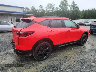 2021 Chevrolet Blazer RS z VIN 3GNKBERS2MS522333, wystawiony jako Copart lot #58483965 z przebiegiem 86 017 mil mil oraz Szkoda całkowita • Salvage title. Historia ofert i sprzedaży dostępna na DreamBid. Obrazek 3.
