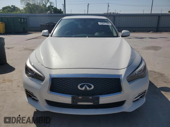 2015 Infiniti Q50 Premium with VIN JN1BV7AP4FM353327, listed as a Copart auction lot 53547505 with 116,344 mi miles and Clean title. Bid and sale history available at DreamBid. Image 5.