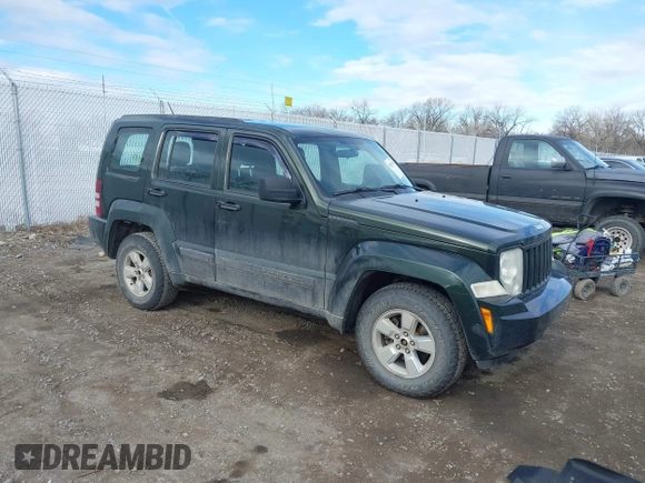 2012 Jeep Liberty Sport with VIN 1C4PJMAK8CW104272, listed as a IAAI auction lot 41841519 with 163,979 mi miles. Bid and sale history available at carsss.com. Image 1.