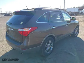 2012 Hyundai Veracruz Limited with VIN KM8NU4CC6CU185588, listed as a IAAI auction lot 41455986 with 175,675 mi miles. Bid and sale history available at carsss.com. Image 4.