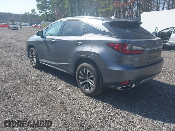 2022 Lexus RX with VIN 2T2HZMDA7NC321027, listed as a IAAI auction lot 41804718 with 44,920 mi miles. Bid and sale history available at carsss.com. Image 3.