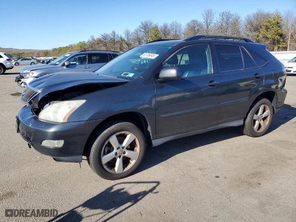 2005 Lexus RX 330 with VIN 2T2HA31U05C083652, listed as a Copart auction lot 50736045 with 185,055 mi miles and Salvage Title. Bid and sale history available at carsss.com. Image 1.