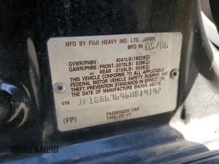 2006 Subaru Impreza i z VIN JF1GG67696H819192, wystawiony jako Copart lot #54903615 z przebiegiem 100 408 mil mil oraz Szkoda całkowita • Salvage title. Historia ofert i sprzedaży dostępna na DreamBid. Obrazek 13.