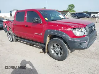 2013 Toyota Tacoma PreRunner with VIN 5TFJX4GN1DX021249, listed as a IAAI auction lot 42236142 with 102,510 mi miles and . Bid and sale history available at DreamBid. Image 1.