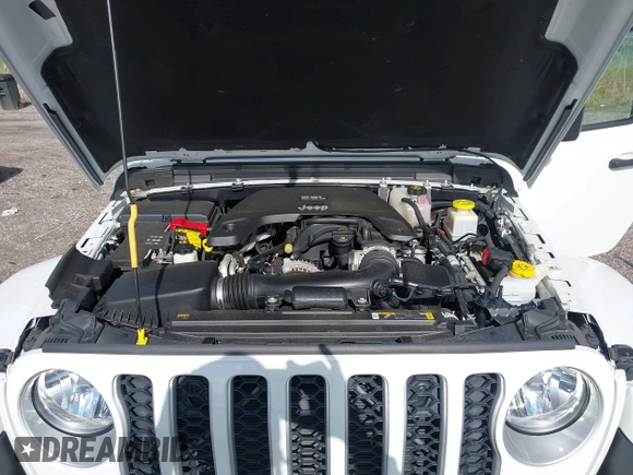 2021 Jeep Gladiator Overland z VIN 1C6HJTFG3ML584038, wystawiony jako IAAI lot #42634959 z przebiegiem 21 843 mil mil oraz . Historia ofert i sprzedaży dostępna na DreamBid. Obrazek 10.