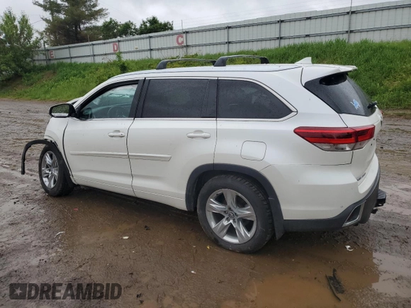 2018 Toyota Highlander Limited с VIN 5TDDZRFH0JS895562, выставлен на аукционе Copart как лот 58126235 с пробегом Не указан миль и Чистый • Clean title. История ставок и продаж доступна на DreamBid. Изображение 2.