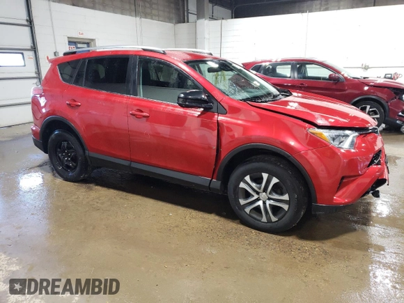 2017 Toyota RAV4 LE with VIN 2T3BFREV3HW587432, listed as a Copart auction lot 55107685 with 148,305 mi miles and Salvage Title. Bid and sale history available at carsss.com. Image 4.