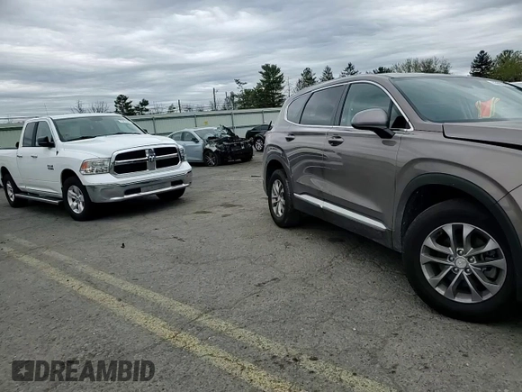 2019 Hyundai Santa Fe SE z VIN 5NMS2CAD0KH123337, wystawiony jako Copart lot #53883405 z przebiegiem 79 456 mil mil oraz Szkoda całkowita • Salvage title. Historia ofert i sprzedaży dostępna na DreamBid. Obrazek 14.