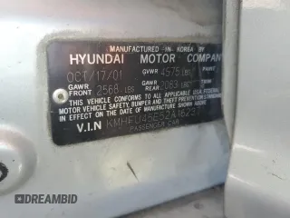 2002 Hyundai XG L with VIN KMHFU45E52A162371, listed as a Copart auction lot 73469904 with 176,352 mi miles and Salvage Title. Bid and sale history available at carsss.com. Image 14.