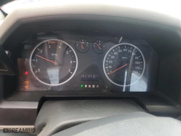 2010 Dodge Ram 1500 ST with VIN 3D7JB1EP1AG177119, listed as a Copart auction lot 74556704 with 303,105 mi miles and Salvage Title. Bid and sale history available at carsss.com. Image 9.