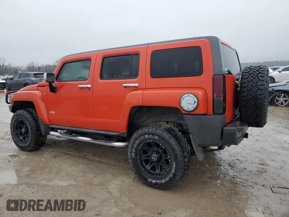 2009 Hummer H3 SUV Luxury with VIN 5GTEN13E098106976, listed as a Copart auction lot 42856675 with 147,582 mi miles and Clean Title. Bid and sale history available at carsss.com. Image 2.
