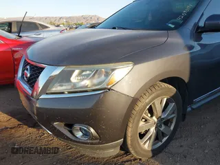 2014 Nissan Pathfinder Platinum with VIN 5N1AR2MN4EC731530, listed as a IAAI auction lot 42590194 with 152,269 mi miles and . Bid and sale history available at DreamBid. Image 6.