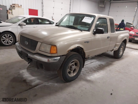 2001 Ford Ranger XL Fleet with VIN 1FTZR15U51PA40467, listed as a IAAI auction lot 41424919 with 251,006 mi miles. Bid and sale history available at carsss.com. Image 17.