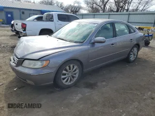 2007 Hyundai Azera SE with VIN KMHFC46F47A166915, listed as a Copart auction lot 88978785 with 0 mi miles and Salvage Title. Bid and sale history available at carsss.com. Image 1.