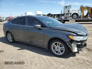 2018 Ford Fusion Hybrid SE with VIN 3FA6P0LU2JR274425, listed as a Copart auction lot 47828885 with 0 mi miles and Salvage Title. Bid and sale history available at carsss.com. Image 4.