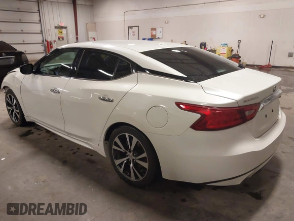 2016 Nissan Maxima SV with VIN 1N4AA6AP4GC418589, listed as a IAAI auction lot 41840085 with 115,842 mi miles and . Bid and sale history available at DreamBid. Image 3.