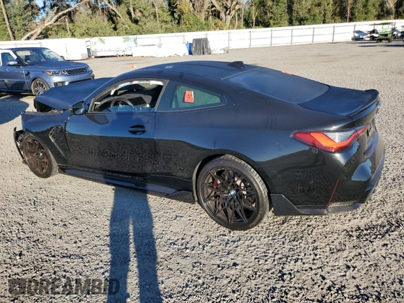2021 BMW M4 Competition z VIN WBS33AZ01MCG38478, wystawiony jako Copart lot #82415084 z przebiegiem Nie podano mil oraz Szkoda całkowita • Salvage title. Historia ofert i sprzedaży dostępna na DreamBid. Obrazek 2.