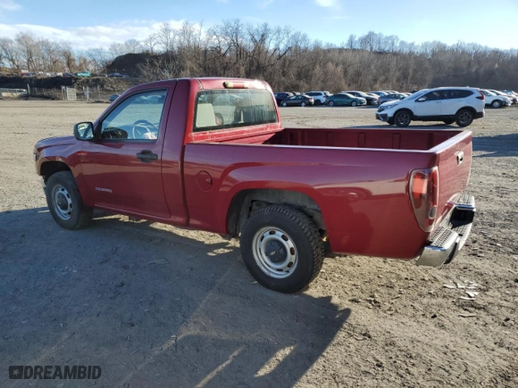 2005 Chevrolet Colorado Z85 with VIN 1GCCS148258215420, listed as a Copart auction lot 87741045 with 74,167 mi miles and Salvage Title. Bid and sale history available at carsss.com. Image 2.