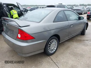 2005 Honda Civic Cpe EX with VIN 1HGEM22915L035932, listed as a IAAI auction lot 42165371 with 279,135 mi miles. Bid and sale history available at carsss.com. Image 4.