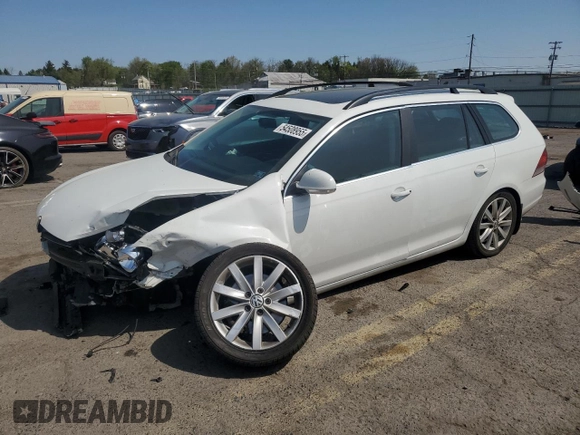 2014 Volkswagen Jetta TDI w/Sunroof with VIN 3VWPL7AJXEM611113, listed as a Copart auction lot 54508955 with 108,619 mi miles and Salvage title. Bid and sale history available at DreamBid. Image 1.