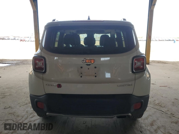 2017 Jeep Renegade Limited with VIN ZACCJBDB9HPF78962, listed as a Copart auction lot 62707325 with 78,032 mi miles and Salvage title. Bid and sale history available at DreamBid. Image 6.