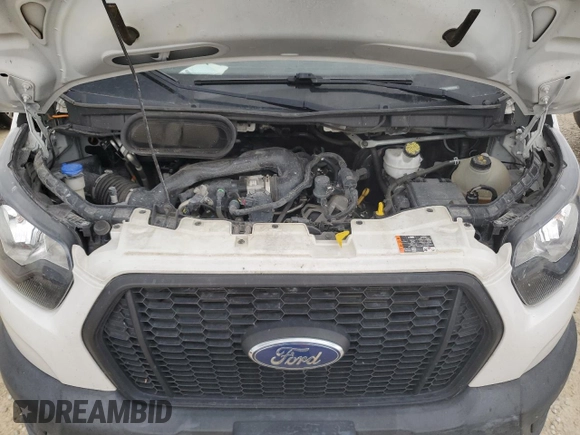 2021 Ford Transit Cargo with VIN 1FTBR1C82MKA04146, listed as a Copart auction lot 73481054 with 116,390 mi miles and Non Repairable. Bid and sale history available at DreamBid. Image 12.