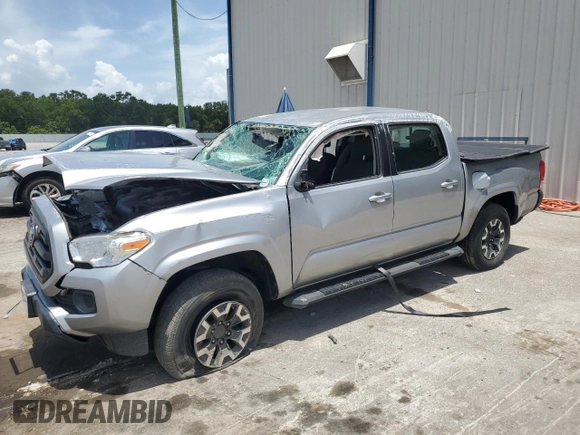 2017 Toyota Tacoma SR5 with VIN 5TFCZ5AN2HX102011, listed as a Copart auction lot 60784795 with 61,742 mi miles and Salvage title. Bid and sale history available at DreamBid. Image 1.