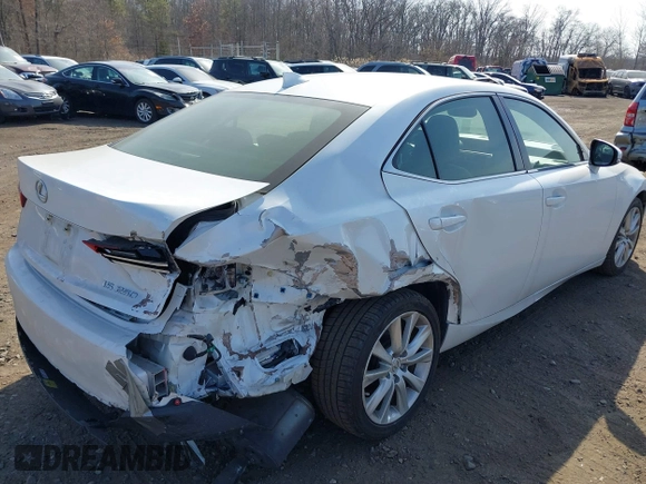 2015 Lexus IS 250 with VIN JTHBF1D23F5071504, listed as a IAAI auction lot 41791660 with 51,031 mi miles and . Bid and sale history available at carsss.com. Image 6.