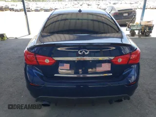 2017 Infiniti Q50 Sport with VIN JN1EV7AR6HM836688, listed as a Copart auction lot 63342845 with 105,377 mi miles and Salvage title. Bid and sale history available at DreamBid. Image 6.