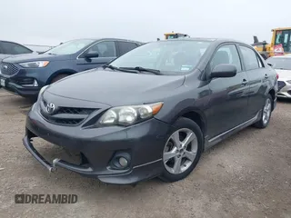 2011 Toyota Corolla L with VIN 2T1BU4EE6BC694212, listed as a IAAI auction lot 42130957 with 152,365 mi miles. Bid and sale history available at carsss.com. Image 2.