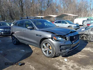 2017 Jaguar F-Pace 35t Prestige with VIN SADCK2BV8HA897199, listed as a IAAI auction lot 41315172 with 77,348 mi miles and . Bid and sale history available at DreamBid. Image 1.