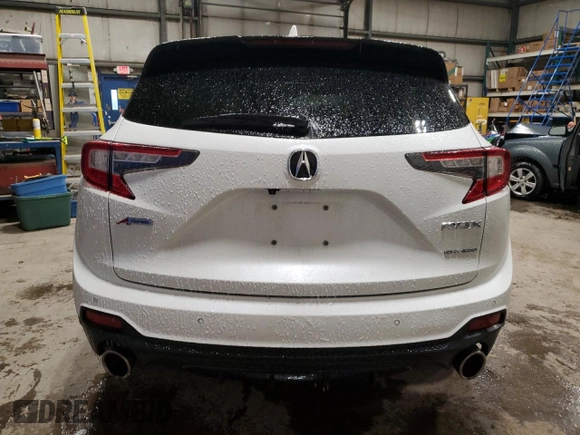 2022 Acura RDX PMC Edition with VIN 5J8TC2H82NL804558, listed as a Copart auction lot 81611344 with 48,742 mi miles and Salvage Title. Bid and sale history available at carsss.com. Image 6.