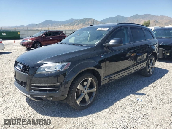 2014 Audi Q7 Premium with VIN WA1CGAFEXED012944, listed as a Copart auction lot 64047835 with 215,935 mi miles and Clean title. Bid and sale history available at DreamBid. Image 1.