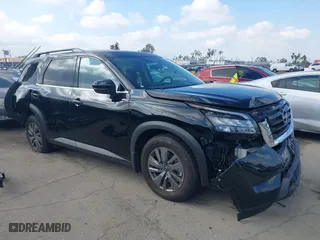 2024 Nissan Pathfinder SV with VIN 5N1DR3BB3RC280706, listed as a IAAI auction lot 41496141 with 8,003 mi miles. Bid and sale history available at carsss.com. Image 1.