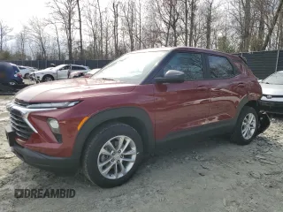 2024 Chevrolet TrailBlazer LS with VIN KL79MNSL6RB164495, listed as a Copart auction lot 41838285 with 13,181 mi miles and Salvage Title. Bid and sale history available at DreamBid. Image 1.
