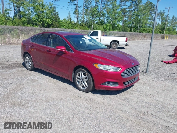 2016 Ford Fusion SE with VIN 3FA6P0HD8GR376622, listed as a IAAI auction lot 41443807 with 125,385 mi miles. Bid and sale history available at carsss.com. Image 1.