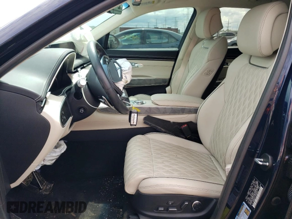 2023 Genesis GV70 Sport with VIN KMUMCDTC1PU080625, listed as a Copart auction lot 69239844 with 21,165 mi miles and Salvage Title. Bid and sale history available at DreamBid. Image 7.