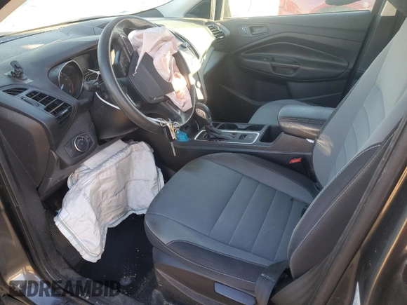 2017 Ford Escape S with VIN 1FMCU0F76HUE02420, listed as a Copart auction lot 45992035 with Not provided miles and Salvage title. Bid and sale history available at DreamBid. Image 7.