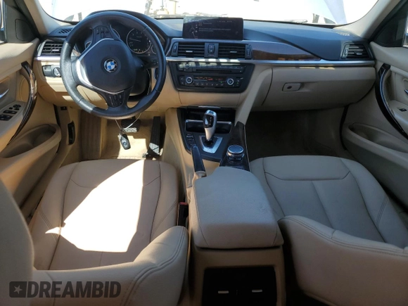 2015 BMW 3 Series 328i with VIN WBA3C1C55FK118931, listed as a Copart auction lot 64058985 with 171,332 mi miles and Salvage title. Bid and sale history available at DreamBid. Image 8.