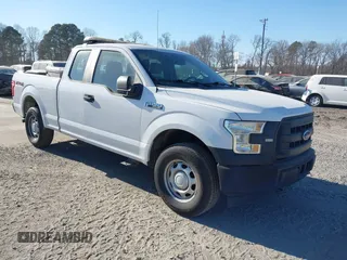 2017 Ford F-150 XL with VIN 1FTEX1E86HFA80659, listed as a IAAI auction lot 41657909 with 158,726 mi miles. Bid and sale history available at carsss.com. Image 1.