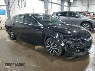 2024 Chevrolet Malibu RS with VIN 1G1ZG5ST4RF213186, listed as a Copart auction lot 47142985 with 8,984 mi miles and Salvage Title. Bid and sale history available at DreamBid. Image 4.