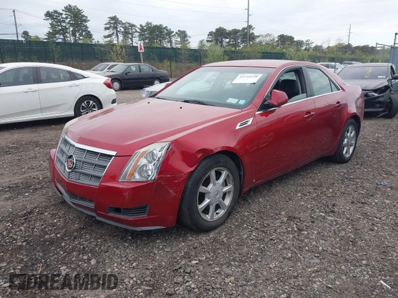 2008 Cadillac CTS RWD w/1SA with VIN 1G6DM577880126563, listed as a IAAI auction lot 42118198 with 81,921 mi miles. Bid and sale history available at carsss.com. Image 2.