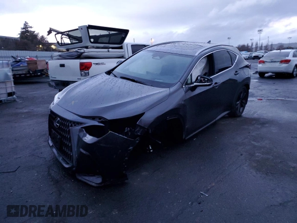 2023 Lexus NX 450h+ Luxury with VIN JTJHKCFZ0P2013668, listed as a Copart auction lot 37944734 with Not provided miles and . Bid and sale history available at DreamBid. Image 1.