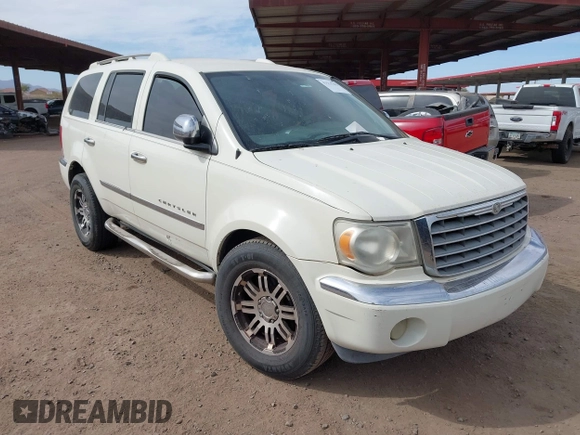 2008 Chrysler Aspen Limited with VIN 1A8HX582X8F135912, listed as a IAAI auction lot 41514203 with 196,941 mi miles and . Bid and sale history available at DreamBid. Image 1.