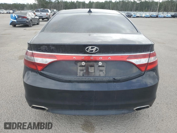 2017 Hyundai Azera with VIN KMHFG4JG6HA591509, listed as a Copart auction lot 47174805 with 130,670 mi miles and Salvage Title. Bid and sale history available at carsss.com. Image 6.