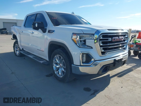 2021 GMC Sierra 1500 SLT z VIN 3GTU9DED5MG123692, wystawiony jako IAAI lot #41229854 z przebiegiem 84 651 mil mil oraz . Historia ofert i sprzedaży dostępna na DreamBid. Obrazek 1.